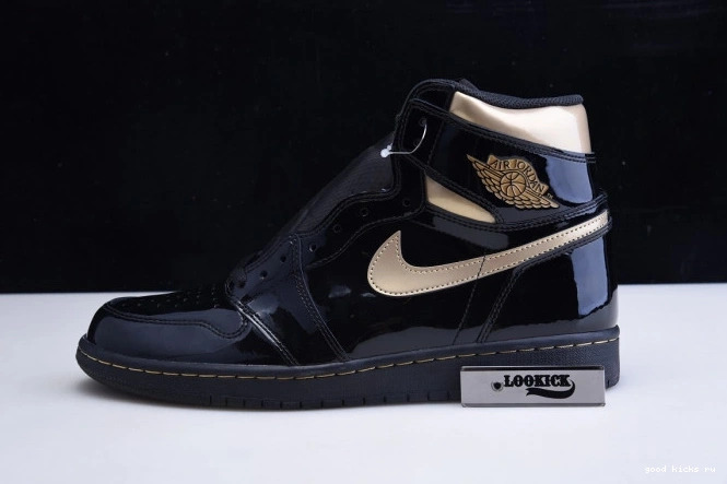 HIGH METALLIC 555088-032 GOLD RETRO AIR (2020) 1 JORDAN BLACK 0728